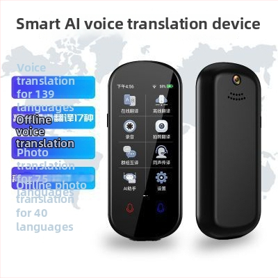 AI hlasový prekladač s 139 jazykmi, offline preklad, preklad fotografií, vhodný na služobné cesty