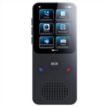Y17 Traducător offline portabil pentru afaceri — Traducere globală, subtitrări în timp real, 220 g, Plastic
