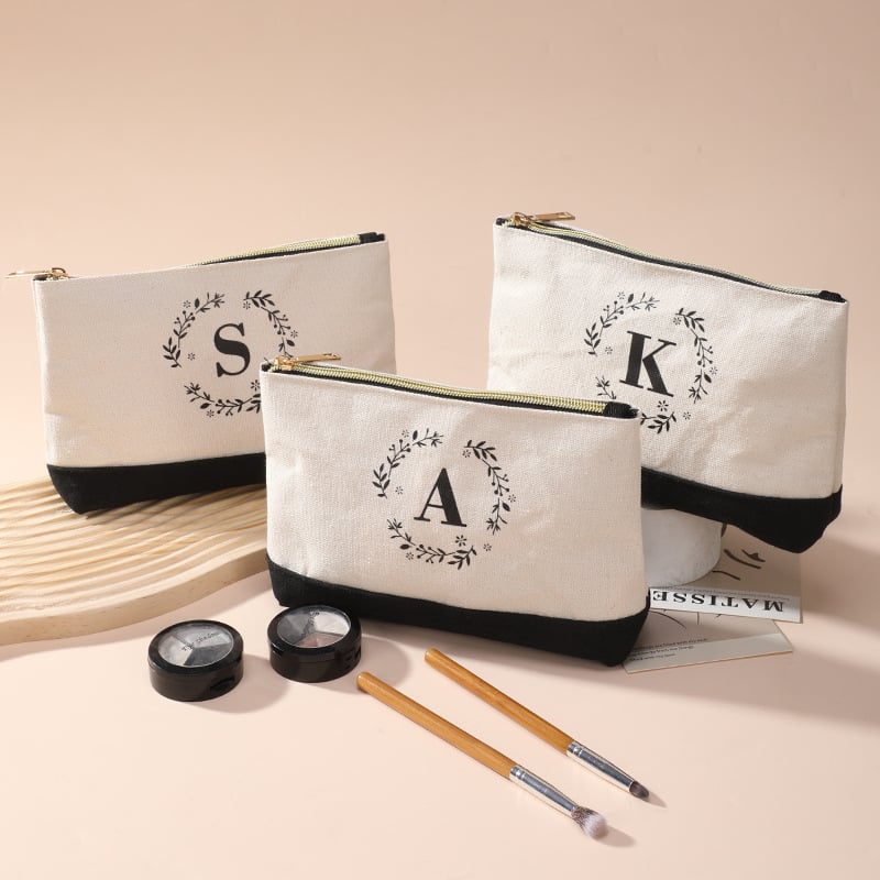 Pénztárca vászonból, virágmintás, városi minimalizmus, uniszex, háztartási tárolás