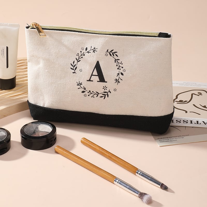 Pénztárca vászonból, virágmintás, városi minimalizmus, uniszex, háztartási tárolás