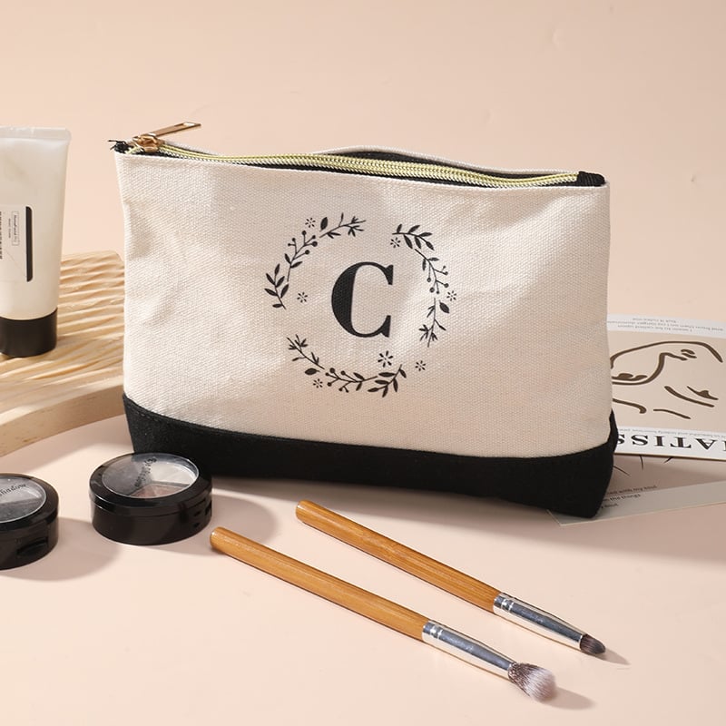 Pénztárca vászonból, virágmintás, városi minimalizmus, uniszex, háztartási tárolás