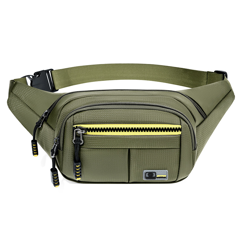Férfi deréktáska, Oxford anyag, vízálló, ultrakönnyű, kopásálló, szabadidős utazásokhoz