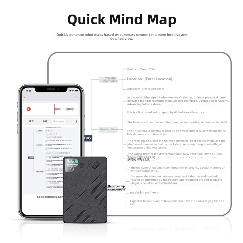 Πένα AI για μετάφραση και μεταγραφή σε πραγματικό χρόνο με ταυτόχρονη διερμηνεία ChatGPT — καταγραφή WAV, διάρκεια 1500 λεπτών, USB 2.0, εμβέλεια 10 μ, καταγραφή με ένα κουμπί/εφαρμογή