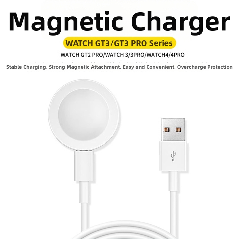 Nabíjacia kolíska pre Huawei Watch Fit4 a GT6 Pro – USB-A/USB-C, kompatibilné s GT4/Watch4/3/GT2Pro, GT3 magnetický kábel