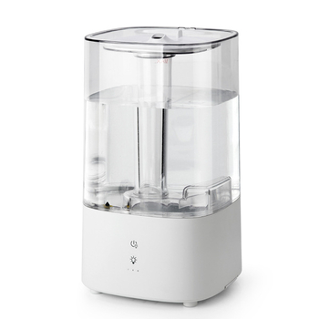 Umidificator casnic compact, certificat KC, cu ceață de purificare a aerului, funcționare silențioasă, oprire automată, 25W, rezervor 2.6–4.0 L, acoperire 21–30 m²