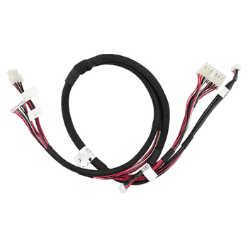 Prilagođeni kabelski snop za robota s integriranim kontrolnim terminalima, cinkovani bakreni vodiči, konfigurabilan broj vodova, prilagodljiva debljina izolacije, konfigurabilno nazivno napajanje.