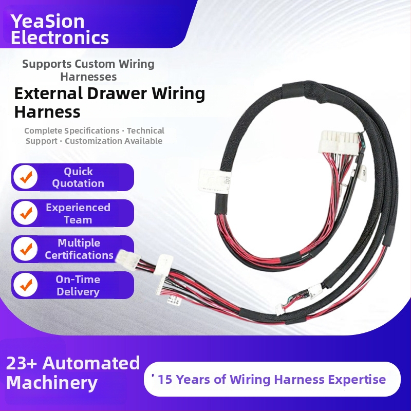 Prilagođeni kabelski snop za robota s integriranim kontrolnim terminalima, cinkovani bakreni vodiči, konfigurabilan broj vodova, prilagodljiva debljina izolacije, konfigurabilno nazivno napajanje.