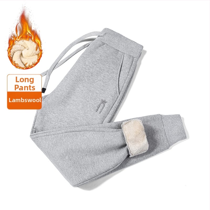 Női casual pamut nadrág fleece bevonattal – laza szabás, középmagas derék, téli meleg, 70-80% pamut tartalom