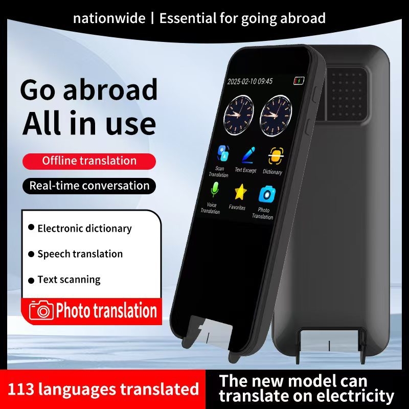 Pix traducător 2 în 1 cu traducere vocală offline (Model A31S, Baterie Li-ion reîncărcabilă, Dimensiuni 15×4×3 cm, Greutate 145 g)