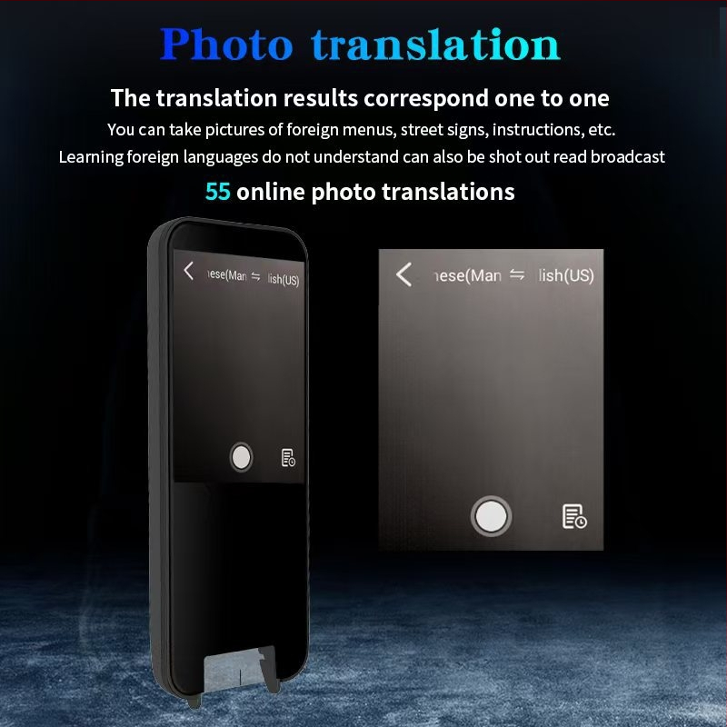 Pix traducător 2 în 1 cu traducere vocală offline (Model A31S, Baterie Li-ion reîncărcabilă, Dimensiuni 15×4×3 cm, Greutate 145 g)