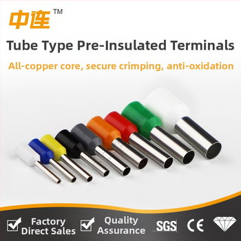 Zhonglian E-tube predizolirani terminal, hladno presovanje priključak, cijevni tip igličasti priključak