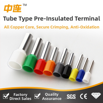 Zhonglian E-tube predizolirani terminal, hladno presovanje priključak, cijevni tip igličasti priključak