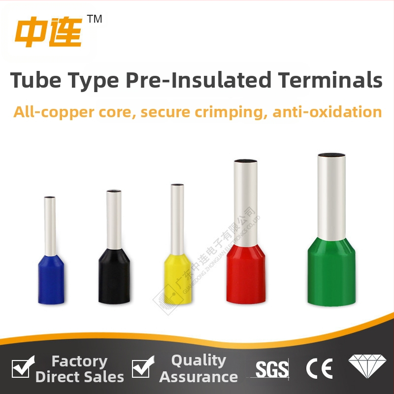 Zhonglian E-tube predizolirani terminal, hladno presovanje priključak, cijevni tip igličasti priključak