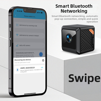 W02 Cameră WiFi 1080P cu viziune de noapte, stocare TF, autonomie baterie 1–3 ore