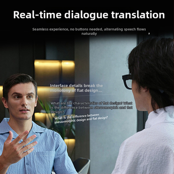 Traducător multilingv cu interpretare simultană, învățare AI pentru engleză offline, înregistrare de conferințe, traducere foto, interfață Type-C