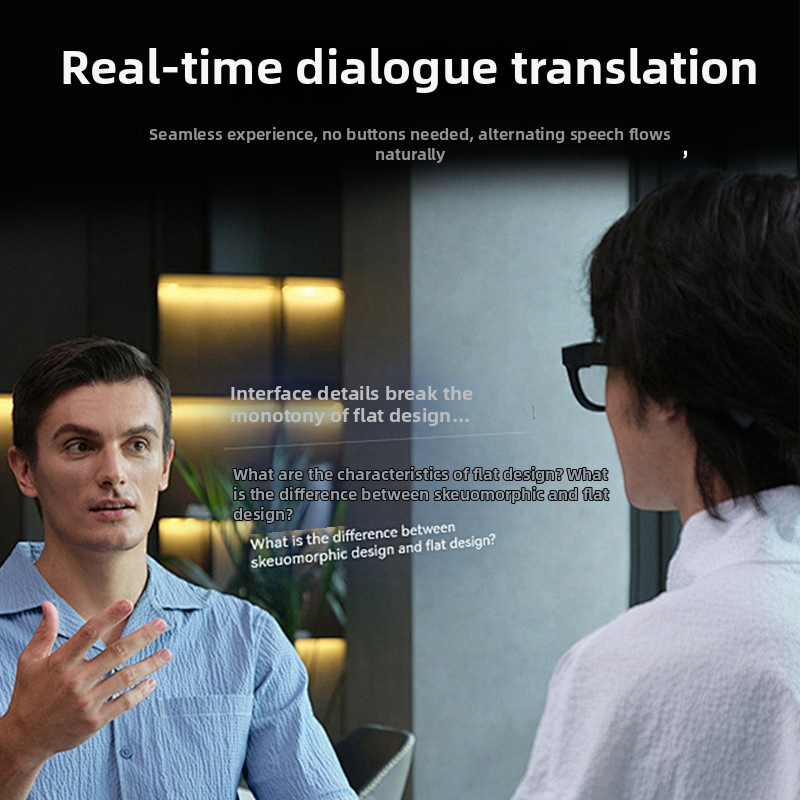 Traducător multilingv cu interpretare simultană, învățare AI pentru engleză offline, înregistrare de conferințe, traducere foto, interfață Type-C