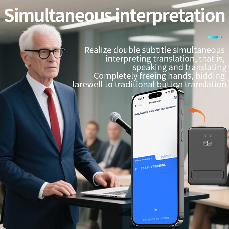 AI glasovni prevoditelj — prevoditelj za video pozive, prijevod među aplikacijama, offline razgovor, Bluetooth klip