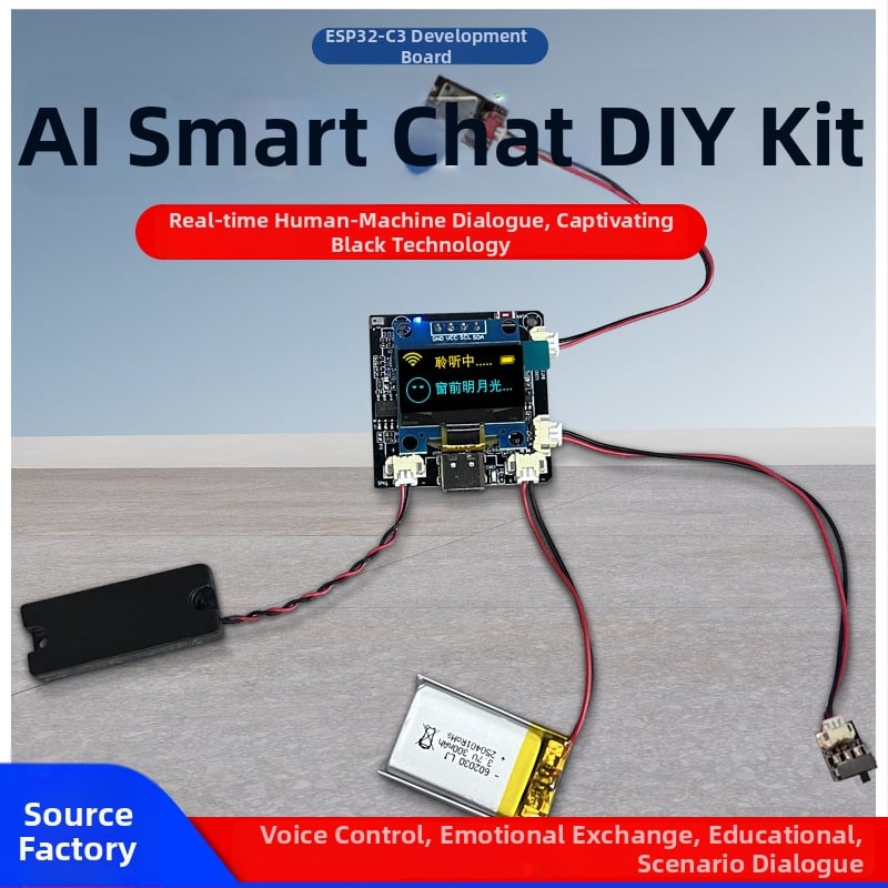 AI chat-bot s ESP32-C3, WiFi model — bez operativnog sustava; Bluetooth nije podržan; bežični domet 10 m; PCB ploča