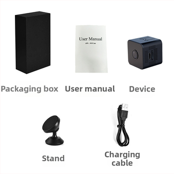 X1 Cameră 1080P cu Wi-Fi, cameră cub mic cu stocare pe card TF, fără ecran LCD, baterie de aproximativ 180 de minute, înregistrare video și fotografiere