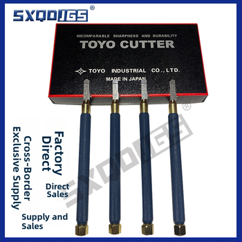 Sklenený rezák s valčekom, rez pre keramické dlaždice a viacúčelový diamantový nôž — Model TC-10, Značka SXQDJGS, pre hlbokú úpravu skla, elektroplating proces