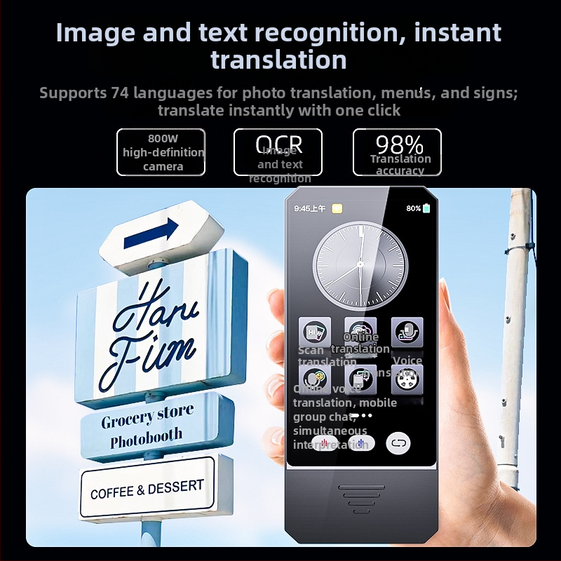 Stilou translator offline S700 International — Traducere prin scanare, voce și fotografie; Interfață USB, 263 g, corp ABS