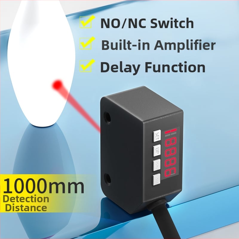 Φωτοηλεκτρικός διακόπτης με διάχυτη ανάκλαση και ψηφιακή οθόνη LR1000