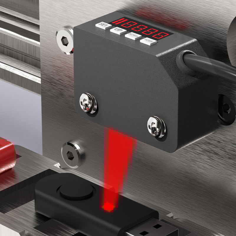 Φωτοηλεκτρικός διακόπτης με διάχυτη ανάκλαση και ψηφιακή οθόνη LR1000