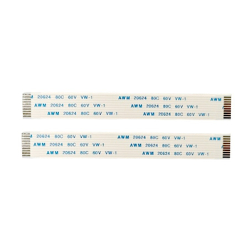 FPC/FFC συνδετήρας για AWM20624, απόσταση 1.0 mm, 2–80 ακίδες, ευέλικτο καλώδιο, σε ίδια ή αντίθετη κατεύθυνση