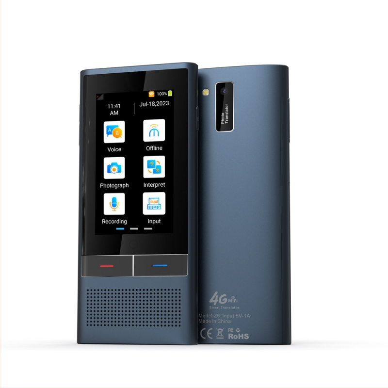 Dispozitiv de traducere vocal 4G cu traducere simultană, traducere vocală offline și traducere de fotografii, Android
