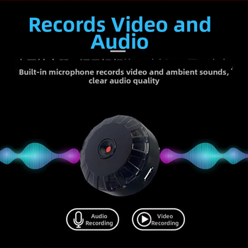 Cameră inteligentă de casă A9S cu rezoluție 1080p, vizualizare pe timp de noapte, microfon încorporat, stocare în cloud și control prin aplicație mobilă