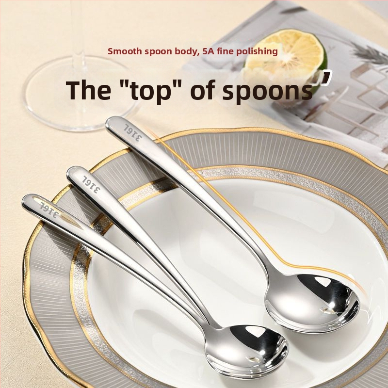 Lyžička – sklenený materiál, luxusný štýl, jednoduchý štýl, značka Unique