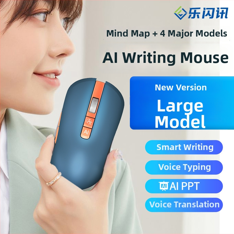 V-8 mouse optic fără fir, USB + 2,4 GHz, 4000 DPI, 5 butoane, ergonomic