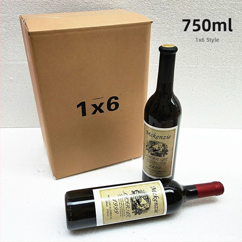 Bor ajándéktok összecsukható kartonból, öt rétegű, szegecsek nélküli kivitel, hullámkartonból, nyomás- és esésálló