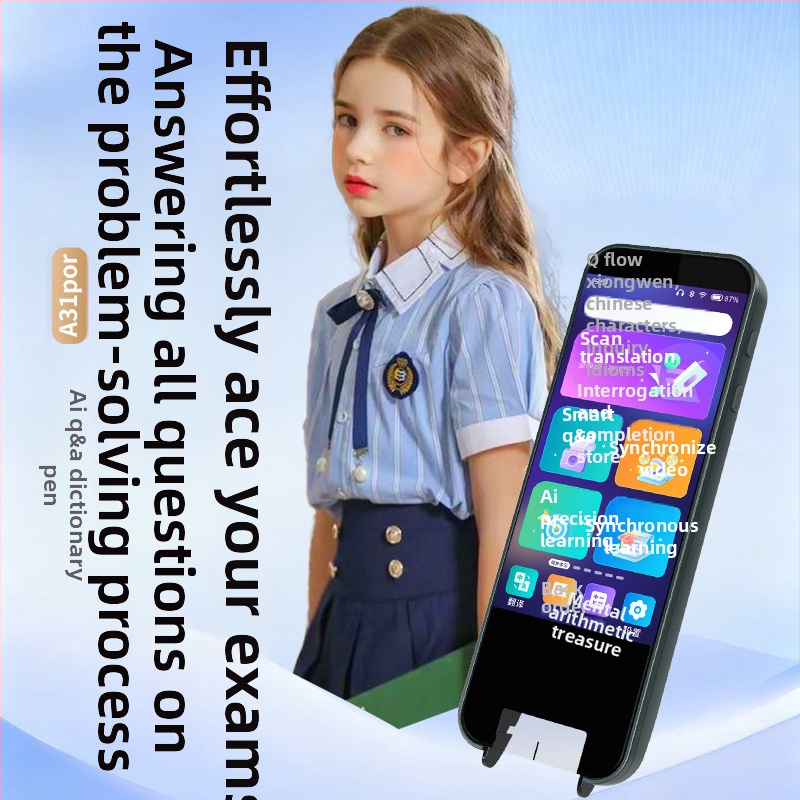 Pix de traducere offline cu Wi-Fi, AI Întrebare‑Răspuns, Clasă Sincronizată, Dicționar Inteligent, Scanare Engleză; Model N13pro, Cod Articol S500/S700, Greutate 263 g, Material ABS, Baterie Li‑ion Reîncărcabilă