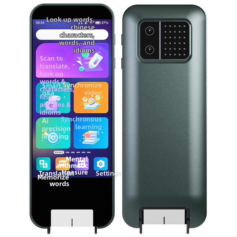 Pix de traducere offline cu Wi-Fi, AI Întrebare‑Răspuns, Clasă Sincronizată, Dicționar Inteligent, Scanare Engleză; Model N13pro, Cod Articol S500/S700, Greutate 263 g, Material ABS, Baterie Li‑ion Reîncărcabilă