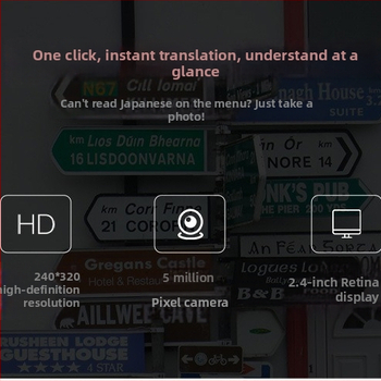 Dispozitiv inteligent de traducere T9 pentru traducere online, chat de grup și comunicare de afaceri transfrontalieră – Type-C, 5V, 125 g, ABS