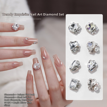 Σετ νυχιών 24 τεμαχίων από οξείδιο του αλουμινίου, βασική συσκευασία