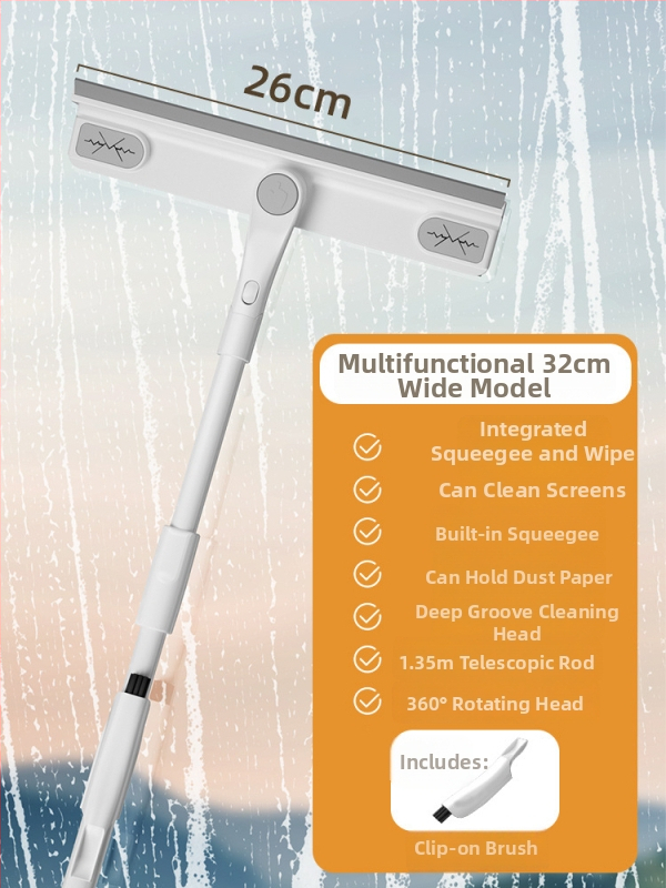 Διπλής όψεως комплект για καθαρισμό παραθύρων οικιακής χρήσης – Wanben, πλαστικό, χειροκίνητο