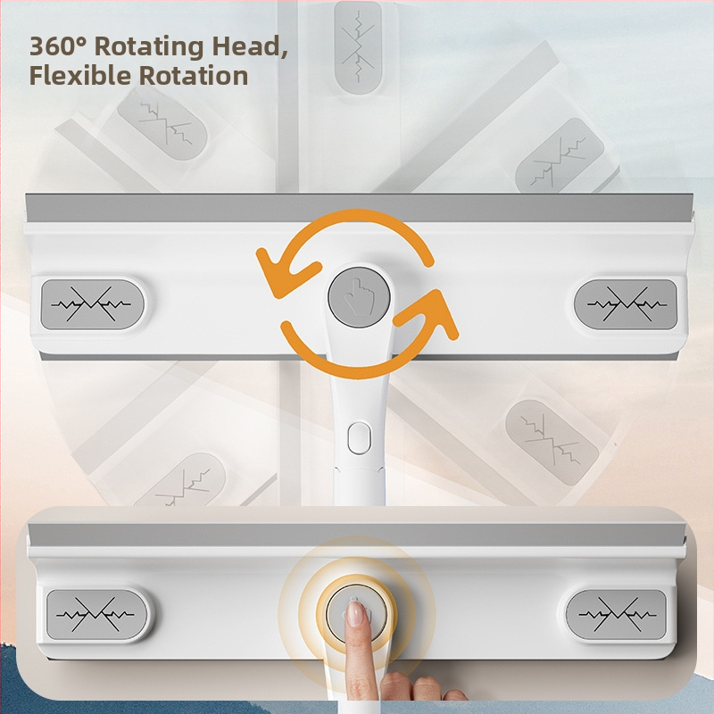 Διπλής όψεως комплект για καθαρισμό παραθύρων οικιακής χρήσης – Wanben, πλαστικό, χειροκίνητο