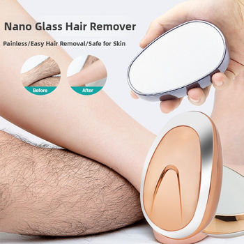 Ručný odstraňovač chĺpkov z nano skla, jemný a bezbolestný, vhodný pre podpazušie a nohy, univerzálny (balenie 100 ks)