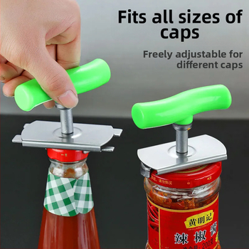 Nerezový otvárač viečok pre sklenené poháre – Multifunkčný, možnosť potlače loga