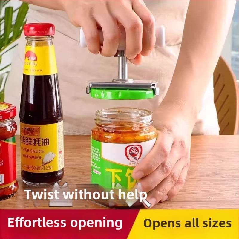 Rozsdamentes acélból készült többfunkciós nyitó palackokhoz, konzervhez és üvegkupakokhoz