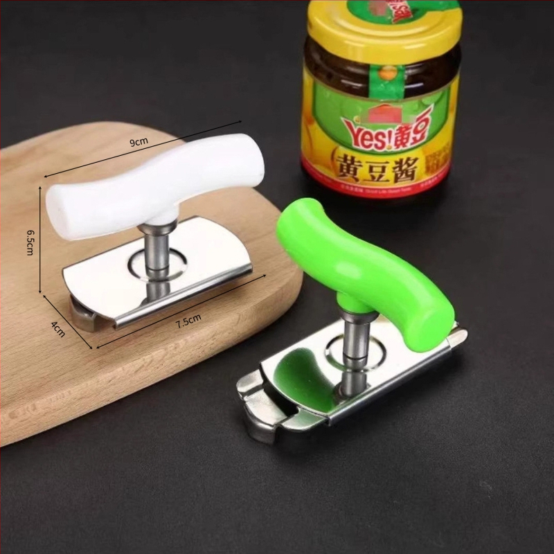 Rozsdamentes acélból készült többfunkciós nyitó palackokhoz, konzervhez és üvegkupakokhoz