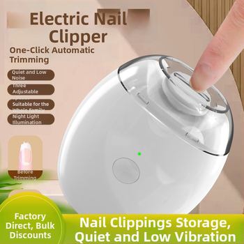 Instrument electric de manichiură pentru bebeluși, pentru copii 3–6 ani, reîncărcare USB, anti-stropire, șlefuire, model mamă-copil