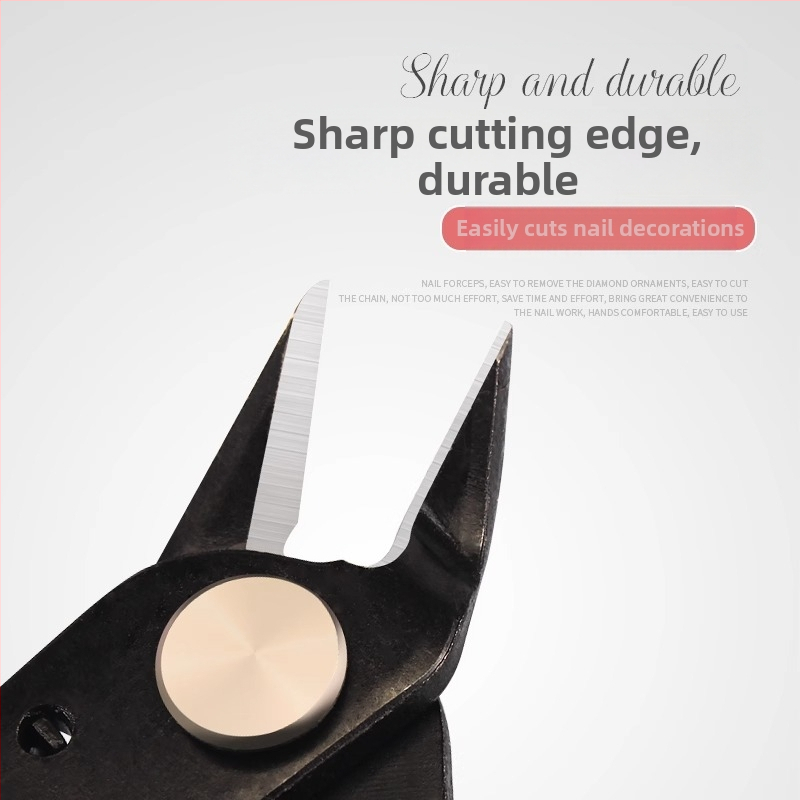 Επαγγελματικές πένσες αφαίρεσης νυχιών με μεταλλική αλυσίδα, διαγώνια ψαλίδια – εργαλείο αφαίρεσης διακοσμητικών νυχιών (Μη εισαγόμενο; Μάρκα: Άλλο; Σετ εργαλείων φροντίδας νυχιών; Τοπική μάρκα)
