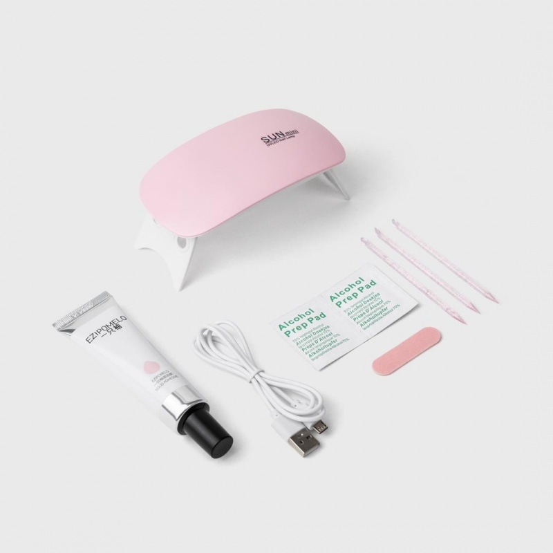 Гел лепило за нокти – ултра тънко и незабележимо, верижна шарка, за общо ползване; марка Only Guang, произход Гуанчжоу