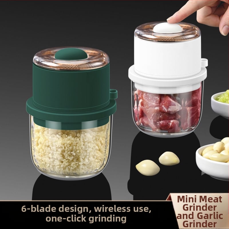 Bosans bežični električni višenamjenski mlin za pastu od češnjaka, tijelo od stakla i PP.