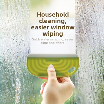 Мини силиконов чистач за стъкло в банята – едностранно почистване, пластмасов инструмент, за домакинство, PF ziplock опаковка, 500 бр/кутия