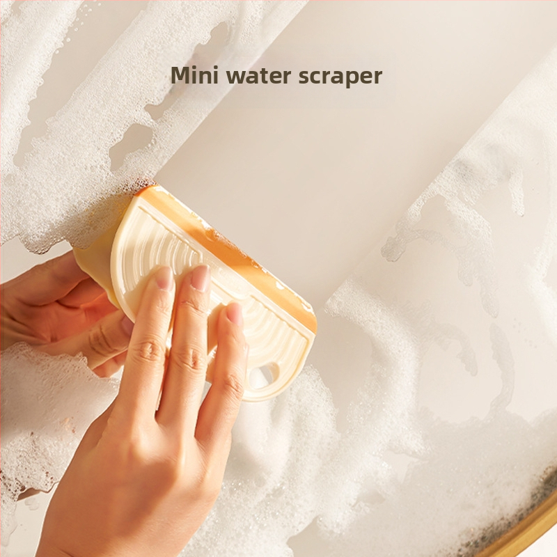 Мини силиконов чистач за стъкло в банята – едностранно почистване, пластмасов инструмент, за домакинство, PF ziplock опаковка, 500 бр/кутия
