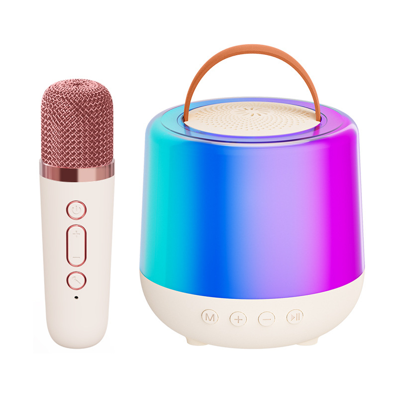 Bežični karaoke zvučnik s integriranim mikrofonom i ugrađenom baterijom, 5W, Bluetooth 5.3, 20Hz–20kHz, IPX3